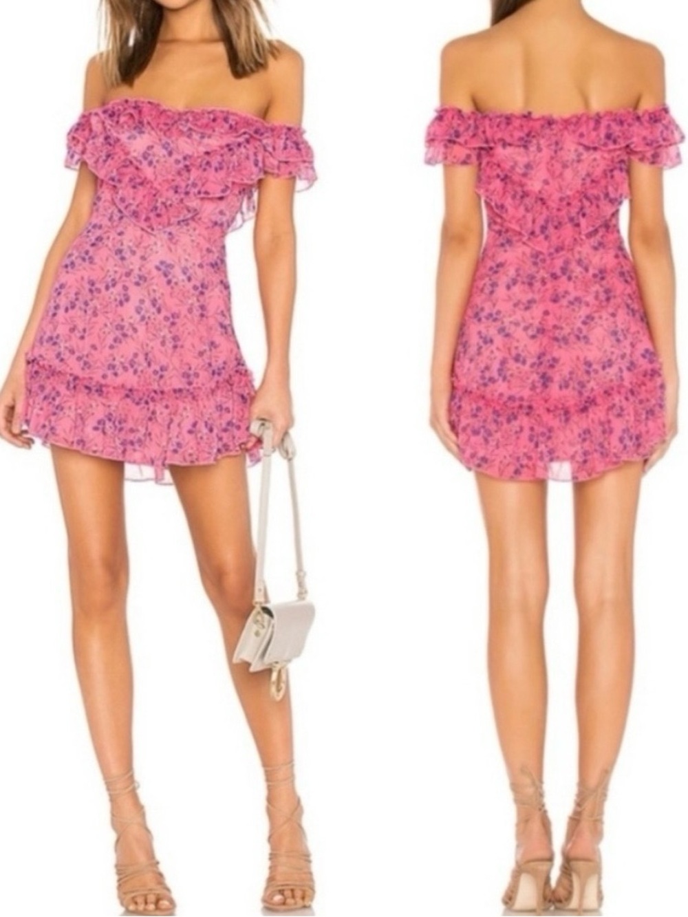Majorelle Grace Mini Dress in Pink Baybreeze